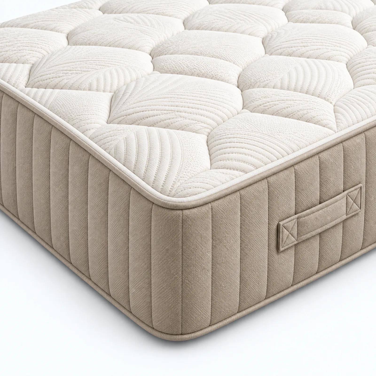 77 888 DELUXE COMFORT — угол матраса крупным планом