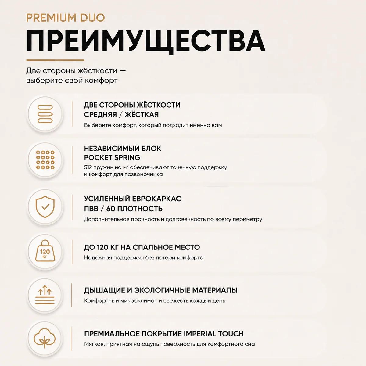 Матрас Premium DUO — фото 3